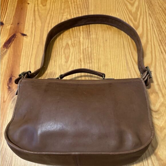 Vintage Coach Musette Leather Messenger Bag Briefcase Laptop Bag 238-5643 - Picture 8 of 16